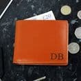 Initials Leather Wallet